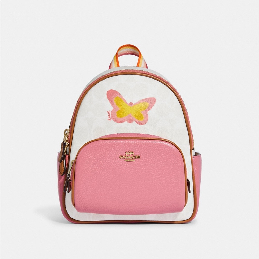 💞Coach mini court backpack and wristlet 🦋